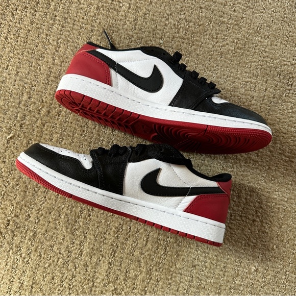 Air Jordan 1 low red and black 6.5 - Picture 4 of 10